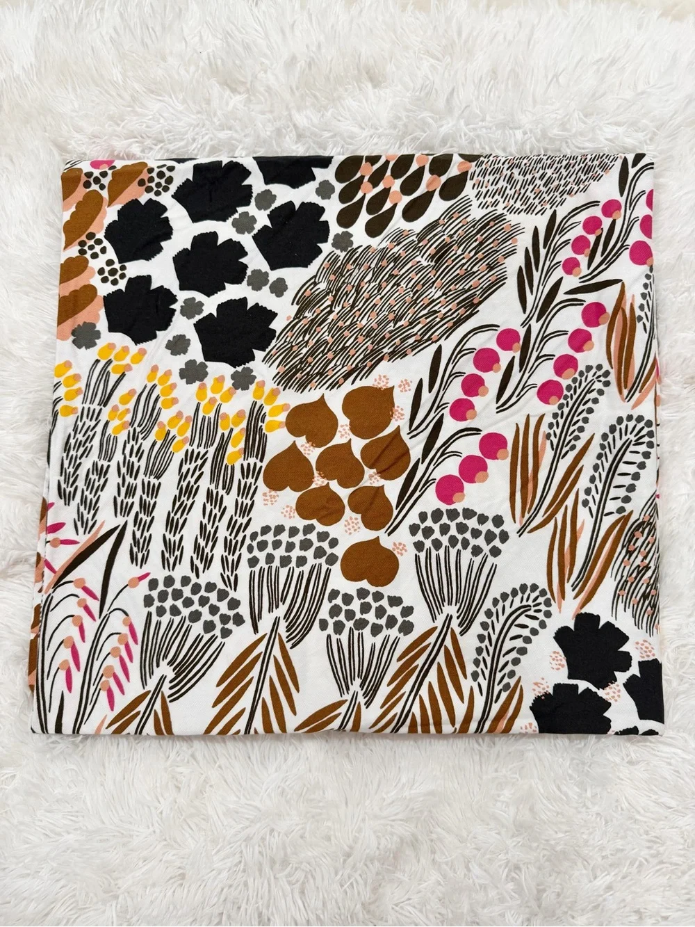 Marimekko Pieni Letto Floral Botanical Shower Curtain Scandinavian Modern